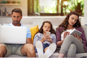 parents caved and gave smartphones